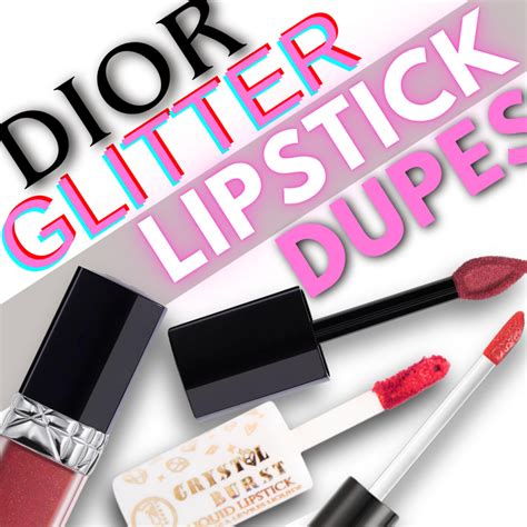 dior glitter lipstick dupe